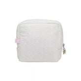 Eyelet Pouch in Blanc Daisy