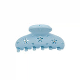 Lil Effing Clip in Blue Petal Eyelet
