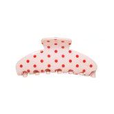 Big Effing Clip in Blush Polka Dot