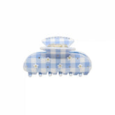 Sweetheart Clip in Daisy Blue Picnic