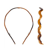 Starlet Headband in Curved Amber