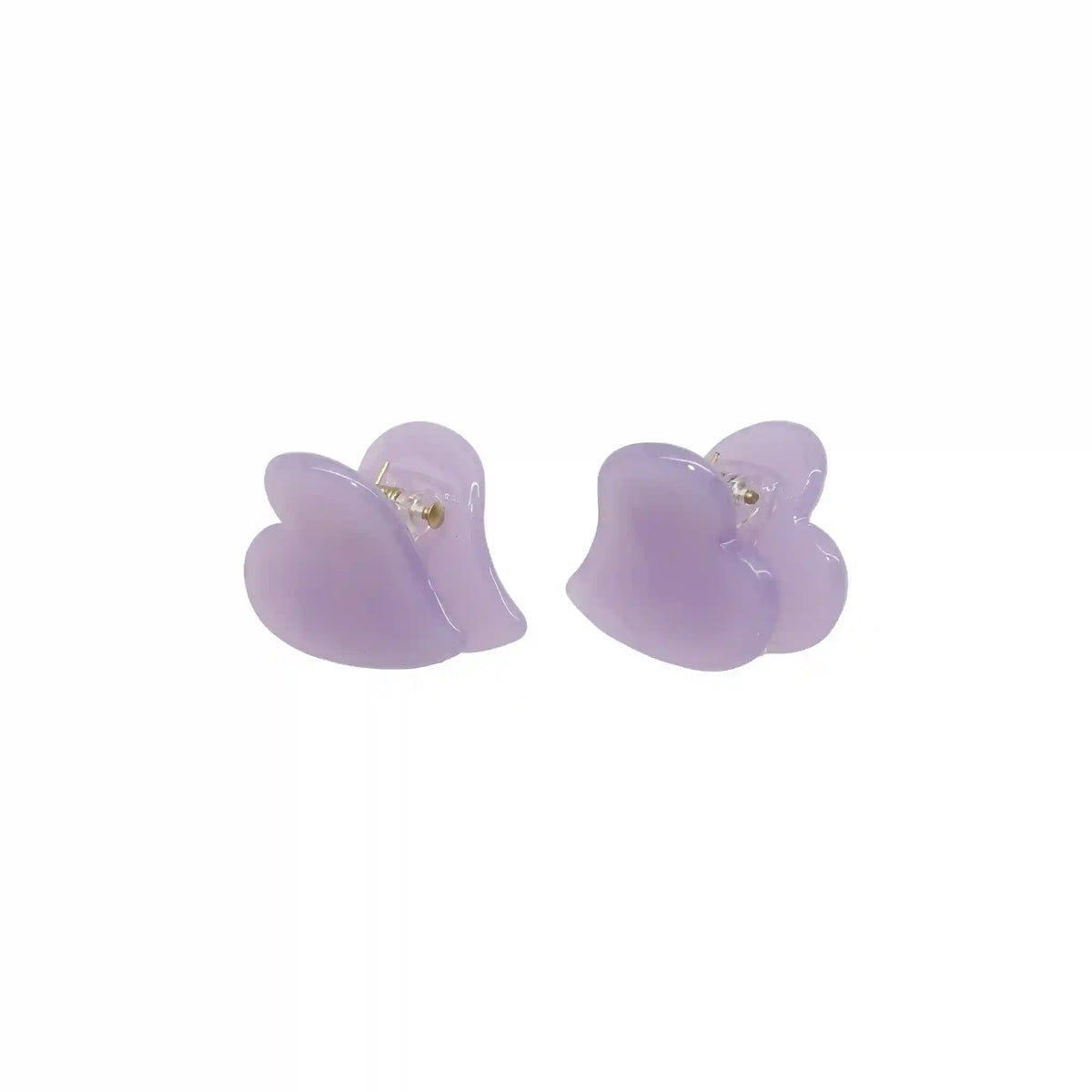 Baby Heart Clip Set in Tart