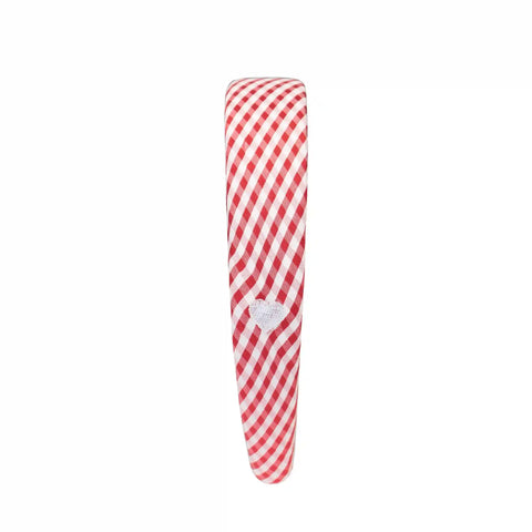 Halo Headband in Cherry Gingham